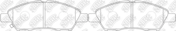 Brake Pad Set, disc brake (PN0397)