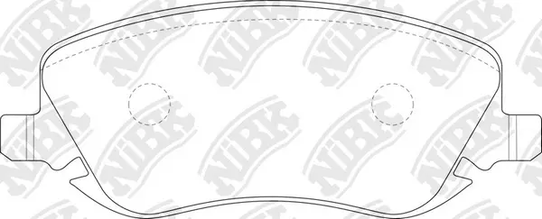 Brake Pad Set, disc brake (PN0323)