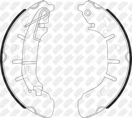 Brake Shoe Set (FN41001)