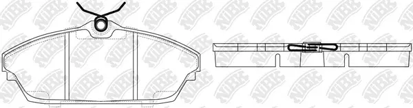 Brake Pad Set, disc brake (PN73001)