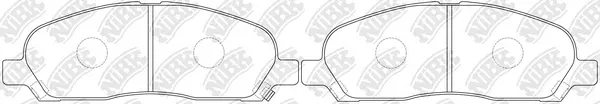Brake Pad Set, disc brake (PN3419)