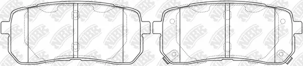 Brake Pad Set, disc brake (PN0457)