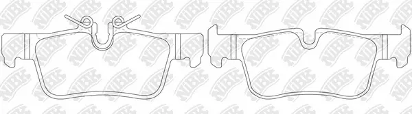 Brake Pad Set, disc brake (PN0651)