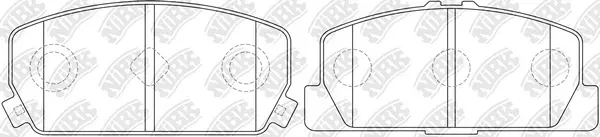 Brake Pad Set, disc brake (PN3379)