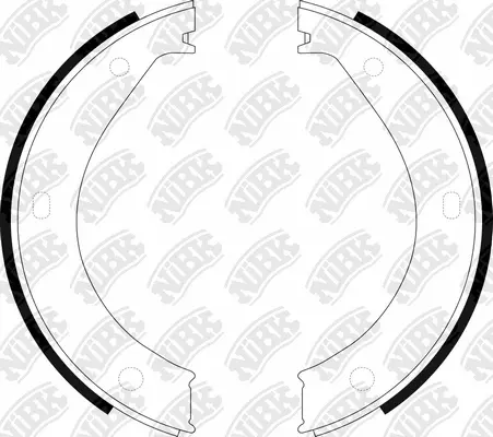 Brake Shoe Set, parking brake (FN0527)