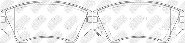 Brake Pad Set, disc brake (PN34002)