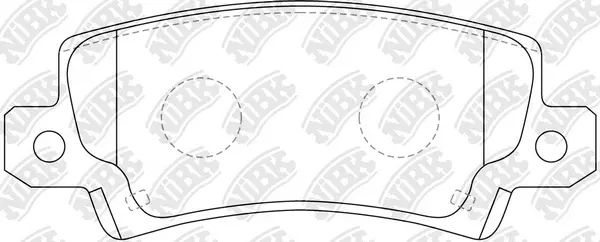 Brake Pad Set, disc brake (PN1827)