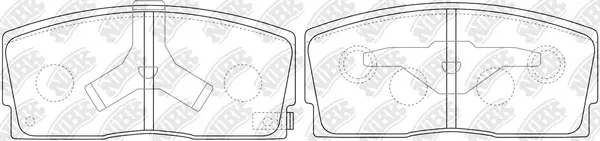 Brake Pad Set, disc brake (PN6214)