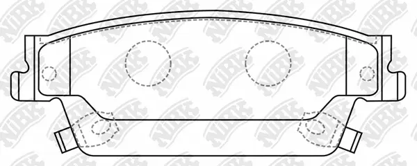 Brake Pad Set, disc brake (PN0625)
