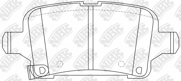 Brake Pad Set, disc brake (PN0712)