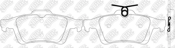 High Performance Brake Pad Set