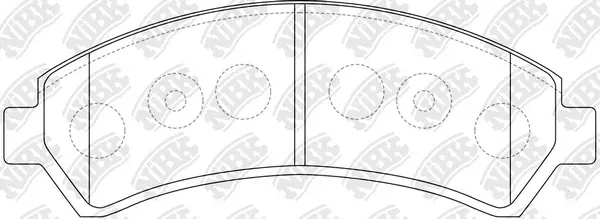 Brake Pad Set, disc brake (PN0413)