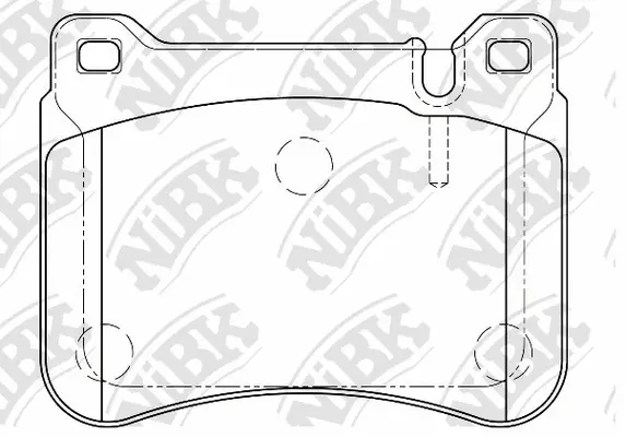 Brake Pad Set, disc brake (PN0037)