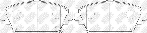 Brake Pad Set, disc brake (PN8106)