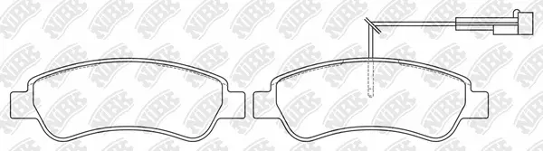 Brake Pad Set, disc brake (PN0475W)
