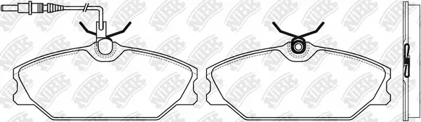 Brake Pad Set, disc brake (PN0249W)