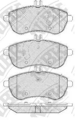 Brake Pad Set, disc brake (PN0452)