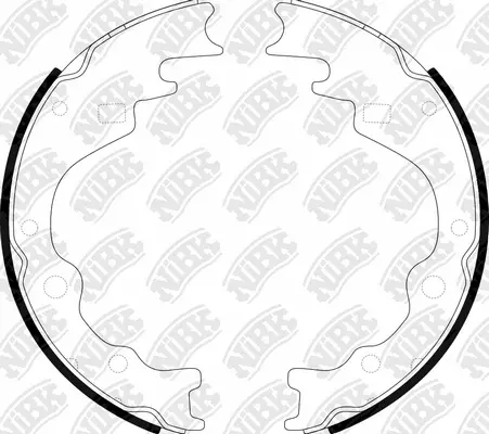 Brake Shoe Set (FN3349)