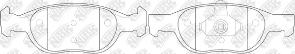 Brake Pad Set, disc brake (PN0123)