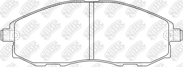 Brake Pad Set, disc brake (PN0434)