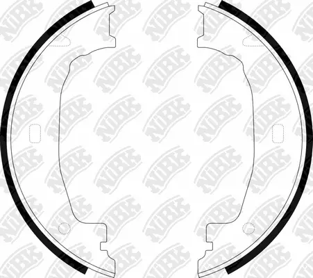 Brake Shoe Set, parking brake (FN0559)