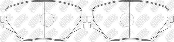 Brake Pad Set, disc brake (PN1447)