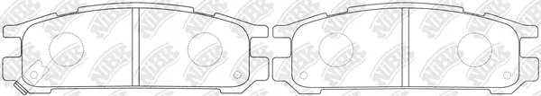 Brake Pad Set, disc brake (PN7249)