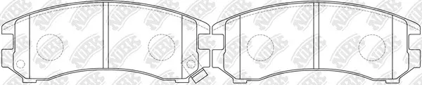 Brake Pad Set, disc brake (PN2367)