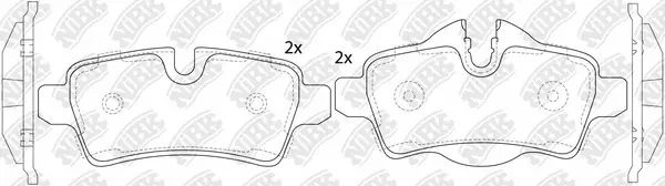 Brake Pad Set, disc brake (PN0509)
