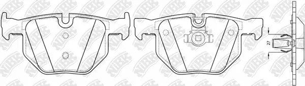 Brake Pad Set, disc brake (PN0093)