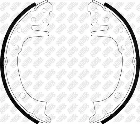 Brake Shoe Set (FN6626)