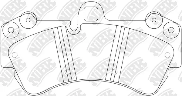 Brake Pad Set, disc brake (PN0345W)