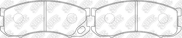 Brake Pad Set, disc brake (PN3346)
