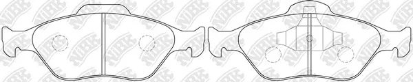 Brake Pad Set, disc brake (PN5495)