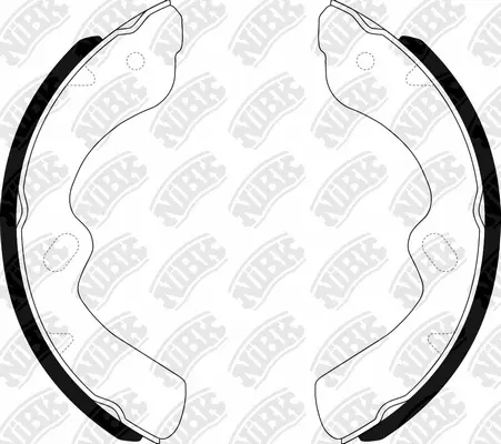 Brake Shoe Set (FN4451)