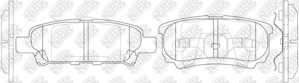 High Performance Brake Pad Set