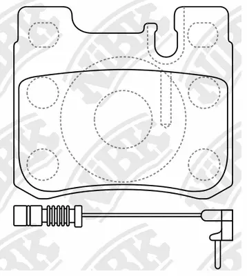 Brake Pad Set, disc brake (PN0005W)