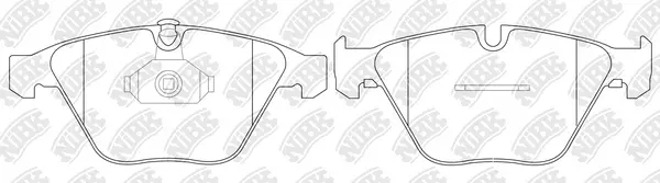 Brake Pad Set, disc brake (PN0222)