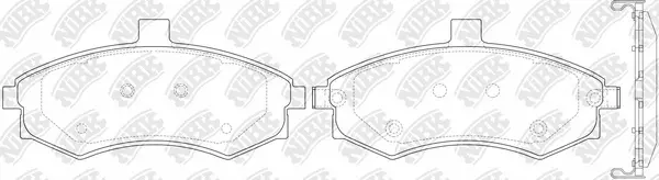 Brake Pad Set, disc brake (PN0788)