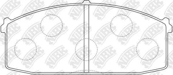 Brake Pad Set, disc brake (PN2104)