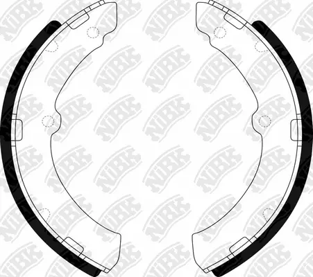 Brake Shoe Set (FN2329)