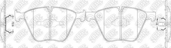 Brake Pad Set, disc brake (PN0494)