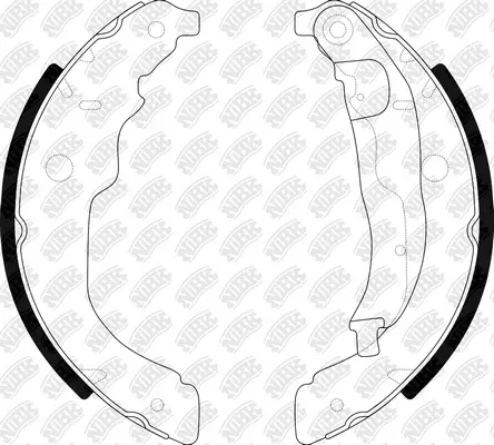 Brake Shoe Set (FN0684)
