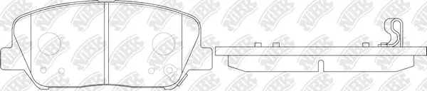 Brake Pad Set, disc brake (PN11001)