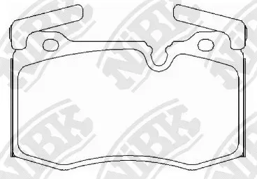Brake Pad Set, disc brake (PN0606)