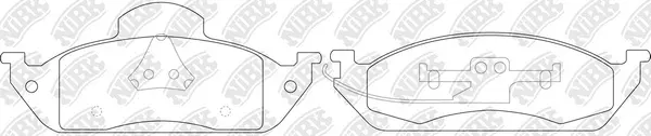 Brake Pad Set, disc brake (PN0116)