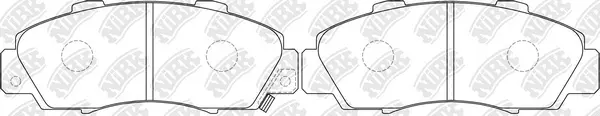 Brake Pad Set, disc brake (PN8254)