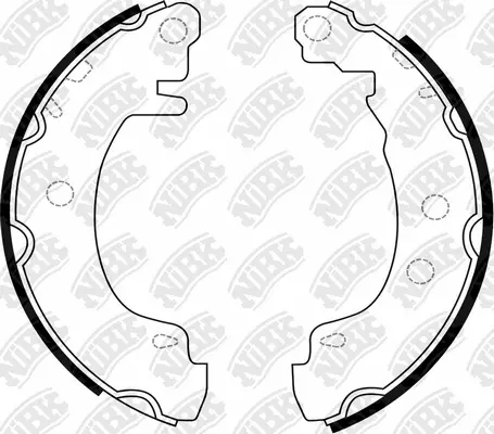Brake Shoe Set (FN0550)