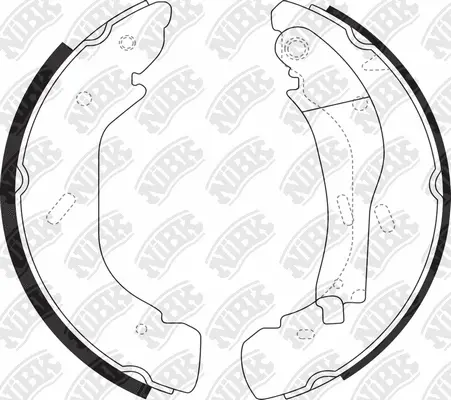 Brake Shoe Set (FN1271)