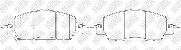 Brake Pad Set, disc brake (PN8811)